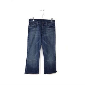 7FAM BOYFRIEND CUT CAPRI JEANS
